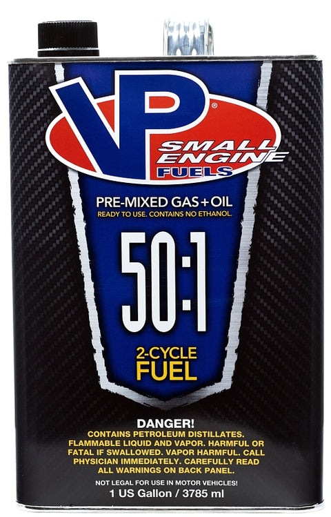 VP Racing 6231 50:1 Pre-Mixed Small Engine Fuel, Hydrocarbon, Blue, 128 oz, Pack of 4