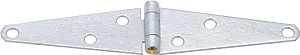 National Hardware N128-249 Strap Hinge, 1.61 in W Frame Leaf, Steel, Screw Mounting, 60 lb