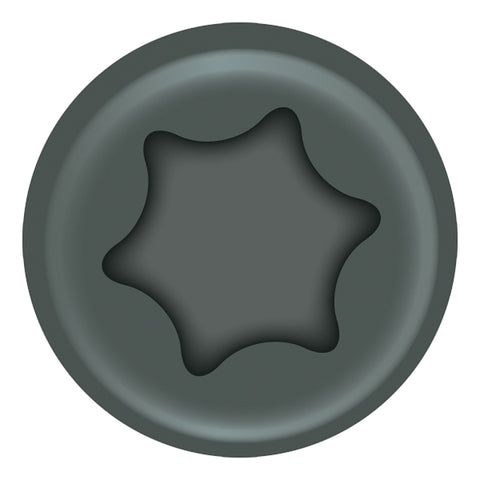 ProFIT 297158/0281158 Deck Screw, #9 Thread, 2-1/2 in L, Coarse Thread, Bugle Head, Combo Drive, Sharp Point, Gray