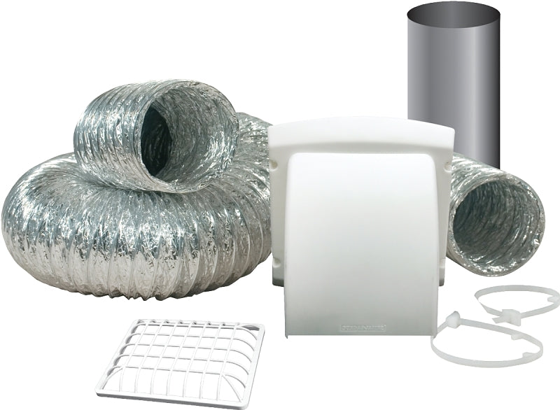 Dundas Jafine ProMax TD48PMKZW Dryer Vent Kit, Polypropylene