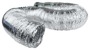 Dundas Jafine AF625ULPZW Flexible Duct, 6 in, 25 ft L, Aluminum