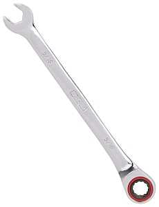 Vulcan PG5/16 Combination Wrench, SAE, 5/16 in Head, Chrome Vanadium Steel, Polished Mirror