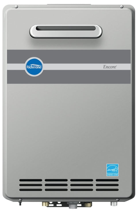 Richmond RMTGH95XLN-2 Condensing Indoor Tankless Water Heater, Natural Gas, 11000 to 199900 Btu/hr BTU, 9.5 gpm