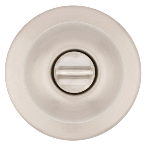 Kwikset 93001-875 Security Polo Lockset, Knob Handle, Satin Nickel