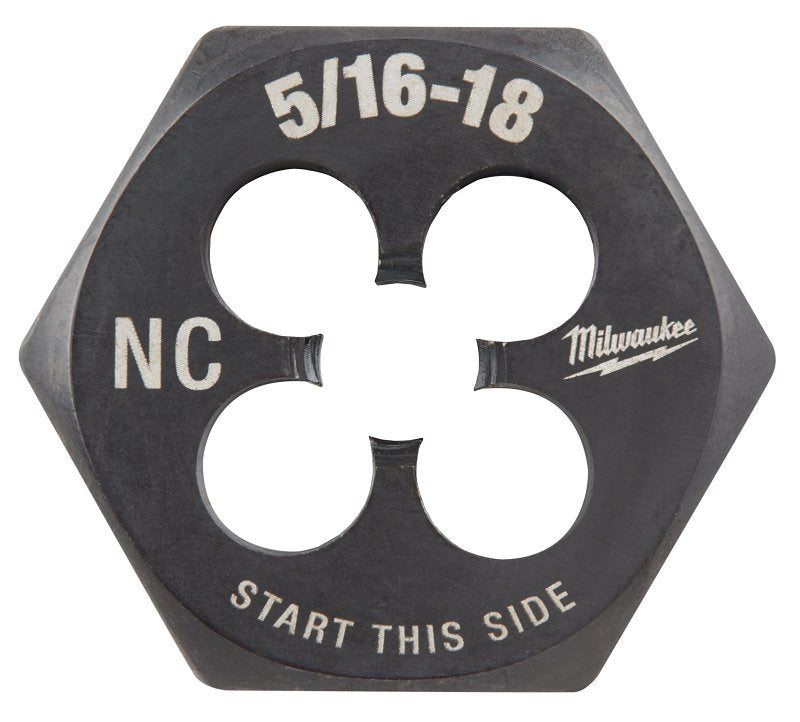 Milwaukee 49-57-5342 Threading Die, 5/16-18 Thread, Coarse Thread, HCS ...