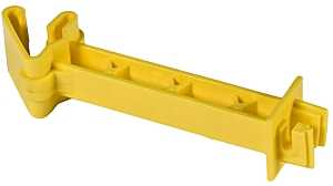 Zareba IT5XY-Z Snap-On Extender Insulator, For: 1-1/4 in and 1.33 in Stubbed T-Posts, Aluminum/Polywire/Steel