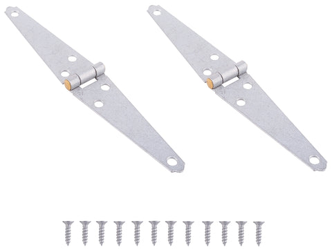 ProSource LSH-G04-C2PS Strap Hinge, 1.4 mm Thick Leaf, Steel, 180 Range of Motion