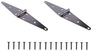 ProSource HSH-B06-C2PS Strap Hinge, 2.6 mm Thick Leaf, Steel, 180 Range of Motion