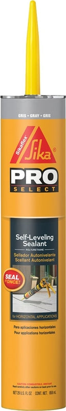 Sikaflex 106711 Self-Leveling Masonry Concrete Sealant, 29 oz, Cartridge, Gray, Viscous Liquid
