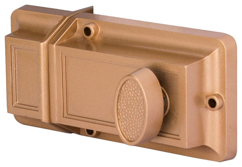ProSource 6224497-PS Rim Deadbolt, Keyed Different Key, Brass, Brass, Kwikset Keyway, 1-2-3/8 in Thick Door
