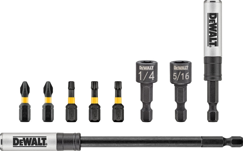 DEWALT FlexTorq Series DWAFTAS-9 Bit Holder Set – Shell Lumber and