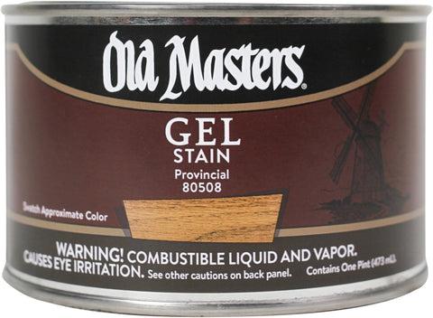 Old Masters 80508 Gel Stain, Provincial, Liquid, 1 pt, Can