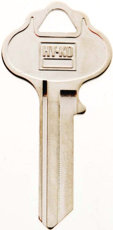 Hy-Ko 11010WR2 Key Blank, Brass, Nickel, For: Weiser Cabinet, House Locks and Padlocks, Pack of 10