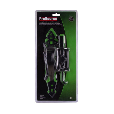 ProSource 33156PKS-PS Thumb Latch, 5/8 in Bolt Head, 7-3/4 in L Bolt, Steel, Powder-Coated