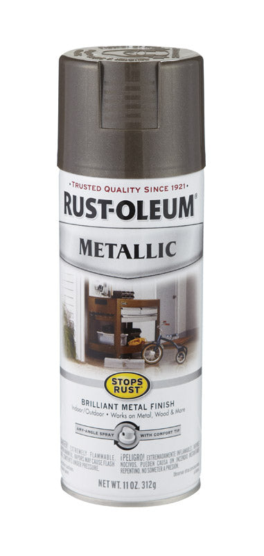 Rust-Oleum Stops Rust Dark Bronze Metallic Metallic Spray 11 oz.