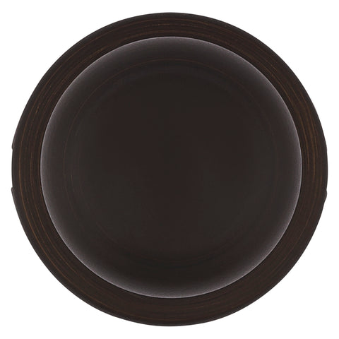 Kwikset 200CV 11P CP Passage Knob, Venetian Bronze, 1-3/4 to 1-3/8 in Thick Door, 2-1/4 in Strike, Left, Right Hand