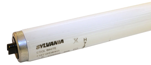 Sylvania 25201 Fluorescent Bulb, 60 W, T12 Lamp, Recessed Double Contact Lamp Base, 4050 Lumens, 4150 K Color Temp, Pack of 30