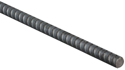 National Hardware 346965 Series N346-965 Weldable Rebar, 1/2 in Dia, 48 in L, Plain Steel