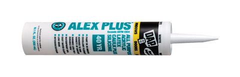 DAP Alex Plus Acrylic Caulk White 10.1 oz.
