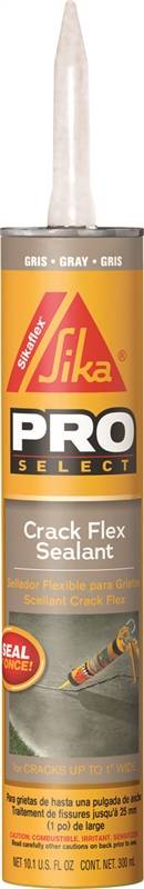 Sikaflex 427706 Premium GRADE Crack Flex Sealant, 10 oz, Cartridge, Gray, Liquid