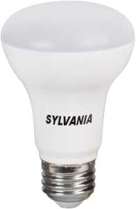 Sylvania 40788 Natural LED Bulb, 120 V, 450 Lumens, 5 W, R20 Lamp, 45 W Equivalent, E26 Lamp Base, Dimmable, Frosted