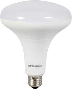 Sylvania 40787 Natural LED Bulb, Spotlight, BR40 Lamp, 85 W Equivalent, E26 Lamp Base, Dimmable, Frosted, Daylight Light