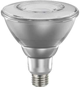 Sylvania 40900 Natural LED Bulb, Spotlight, 1100 Lumens, 13 W, PAR38 Lamp, E26 Lamp Base, Dimmable, Clear, Daylight