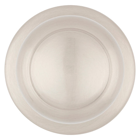 Kwikset 200CV 15 CP Passage Knob, Cove, 2-5/8 in H x 2-5/8 in W Dimensions, Zinc, Satin Nickel, 2-1/4 in Strike