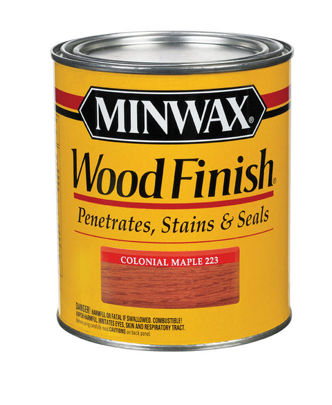 Minwax Wood Finish Transparent Oil-Based Wood Stain Colonial Maple 1 qt.