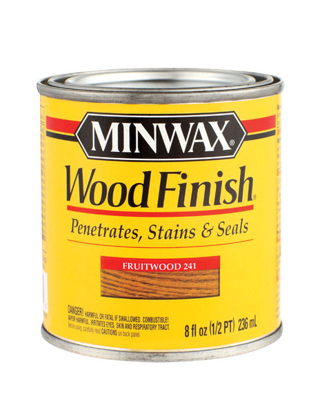 Minwax Wood Finish Transparent Oil-Based Wood Stain Fruitwood 1/2 pt.