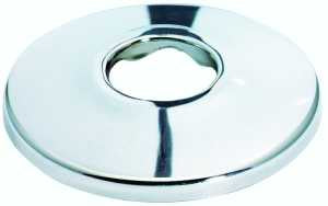 Plumb Pak PP20291 Bath Flange, 4 in OD, For: 1/2 in Pipes, Chrome