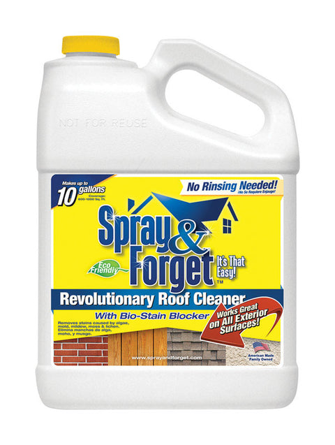 Spray & Forget Roof Cleaner Concentrate Bottle 1 gal.