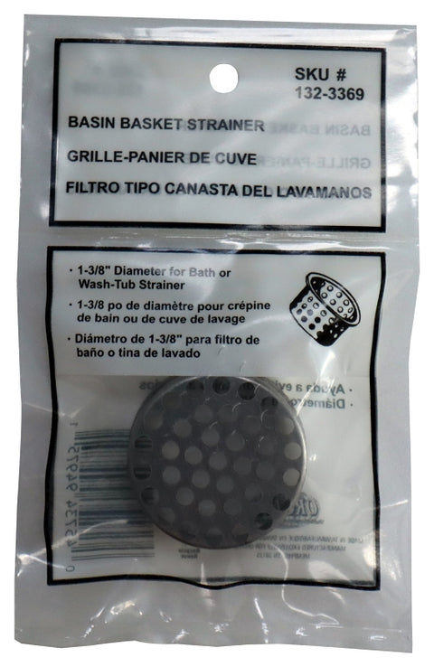 ProSource PMB-144 Basin Basket Strainer, Stainless Steel