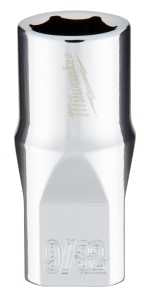 Milwaukee 45-34-9004 Socket, 9/32 in Socket, Standard Socket, 4.921 in OAL, 1/4 in Drive, 6 -Point, Chrome