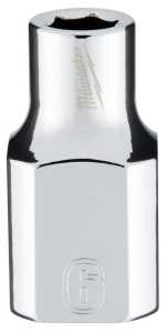 Milwaukee 45-34-9076 Socket, 6 mm Socket, Standard Socket, 3.543 in OAL, 3/8 in Drive, 6 -Point, Chrome Vanadium Steel