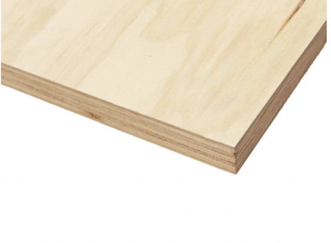 1" Thick Radiata Pine Plywood - 4x8 Sheet A.C. Grade