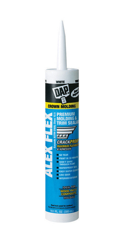 DAP Molding and Trim Sealant White Paintable 10.1 oz.