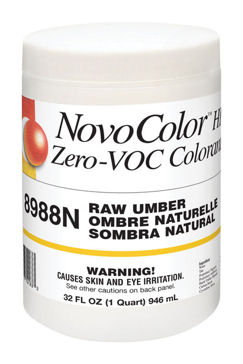 NovoColor HP L Raw Umber Paint Colorant 1 qt.