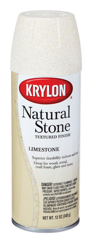 Krylon Limestone Textured Natural Stone Spray Paint 12 oz.