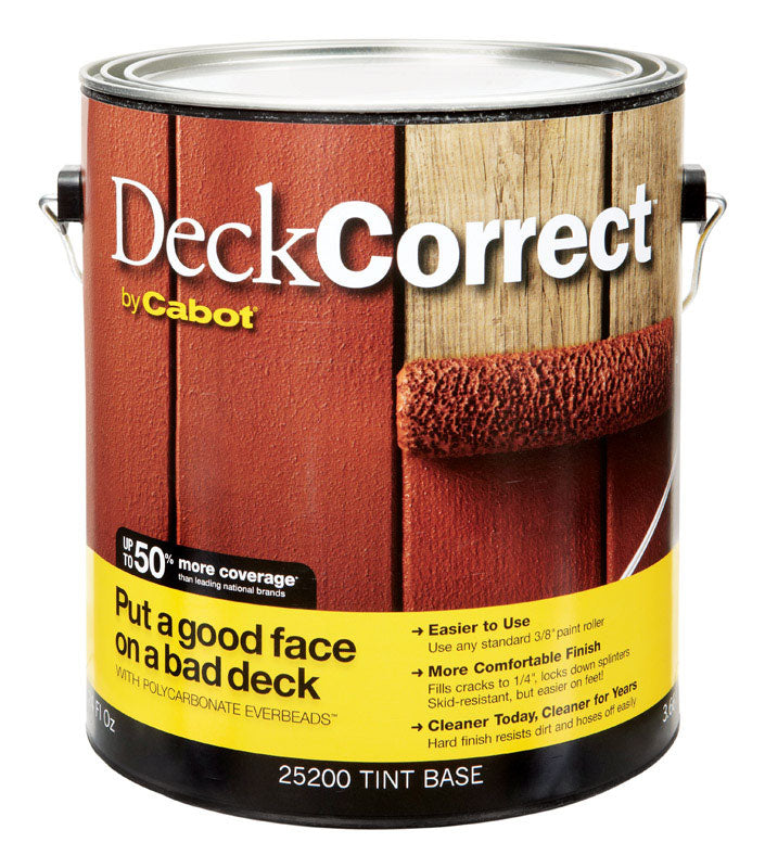 Cabot Deck Correct Solid Color Latex Deck Stain Tint Base Tintable 1 g ...