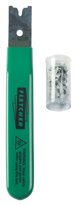 Fletcher PushMate Window Glazing Tool 1 in. W x 6 in. L Chrome Metal