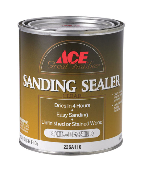 Ace Oil-Based Sanding Sealer Clear 1 qt.