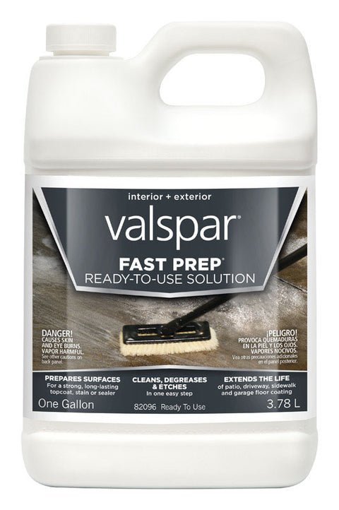Valspar All-In-One Transparent Fast Prep Concrete Cleaner 1 gal.