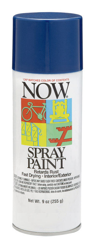 Now Royal Blue Metallic Spray Paint 9 oz.