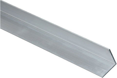 National Hardware 4203BC Series N258-301 Angle Stock, 1 in L Leg, 96 in L, 1/16 in Thick, Aluminum, Mill