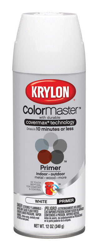 Krylon ColorMaster White Smooth Primer Spray 12 oz.