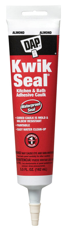 DAP Kwik Seal Kitchen & Bath Adhesive Caulk 5.5 oz.