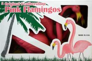 Union Products 62360 Garden Sculpture, Featherstone Flamingos, Polyethylene, Pack of 4