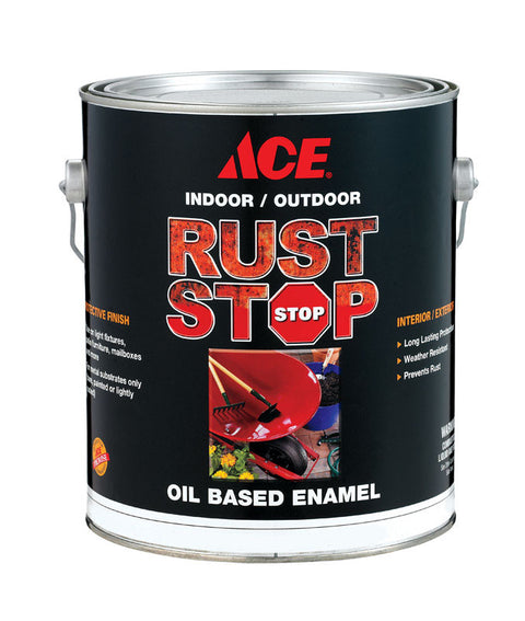 Ace Gloss Mid Tone Rust Stop Oil-based Enamel Paint 400g/L Tintable Base 1 gal.