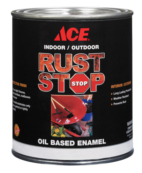 Ace Gloss Neutral Rust Stop Oil-based Enamel Paint 400g/L Tintable Base 1 qt.